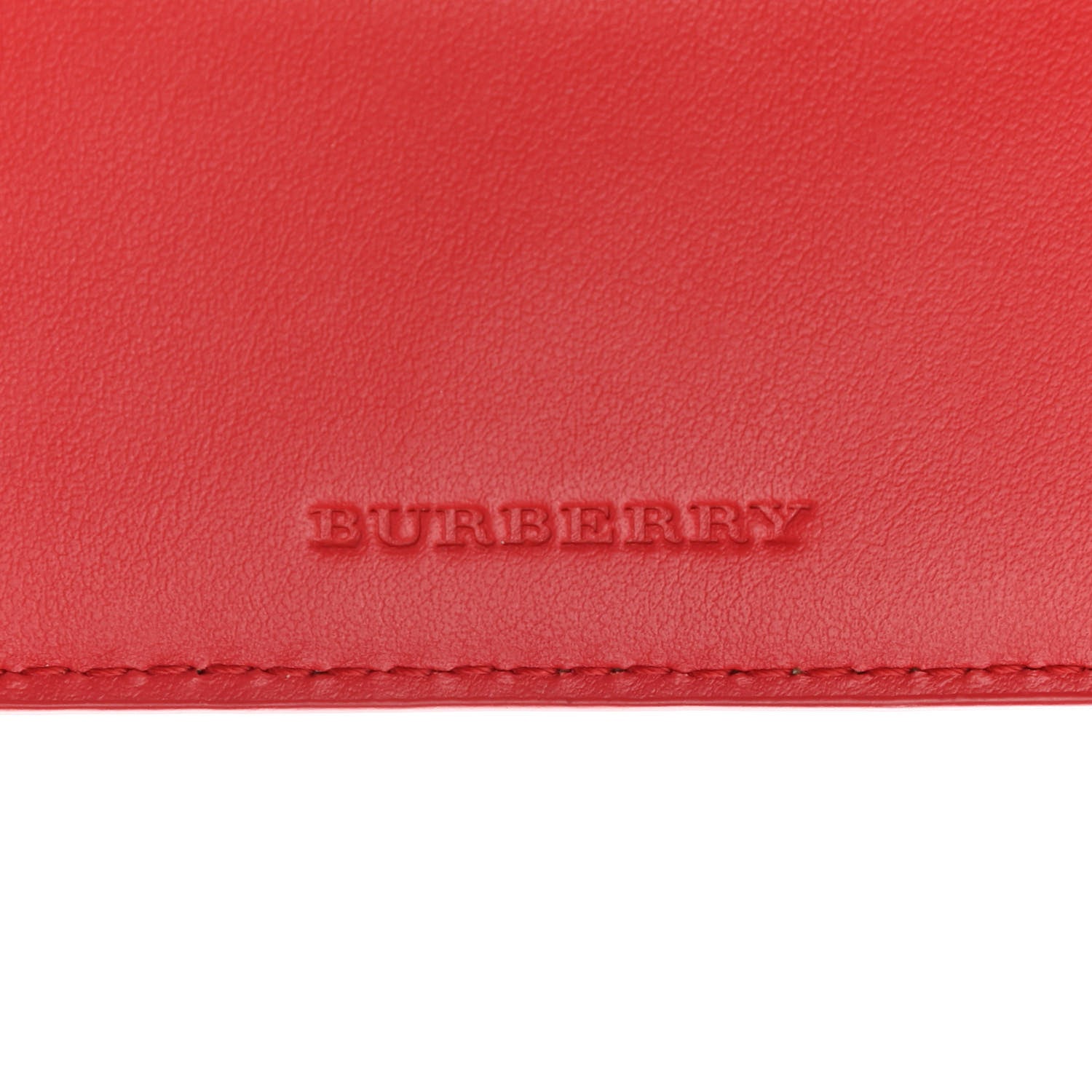 Burberry House Check Luna French Wallet Red 7 of 10