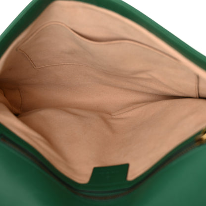 Gucci Calfskin Matelasse Medium GG Marmont Shoulder Bag Emerald Green 5 of 18