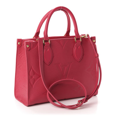 Louis Vuitton Empreinte Monogram Giant Onthego PM Freesia 3 of 10