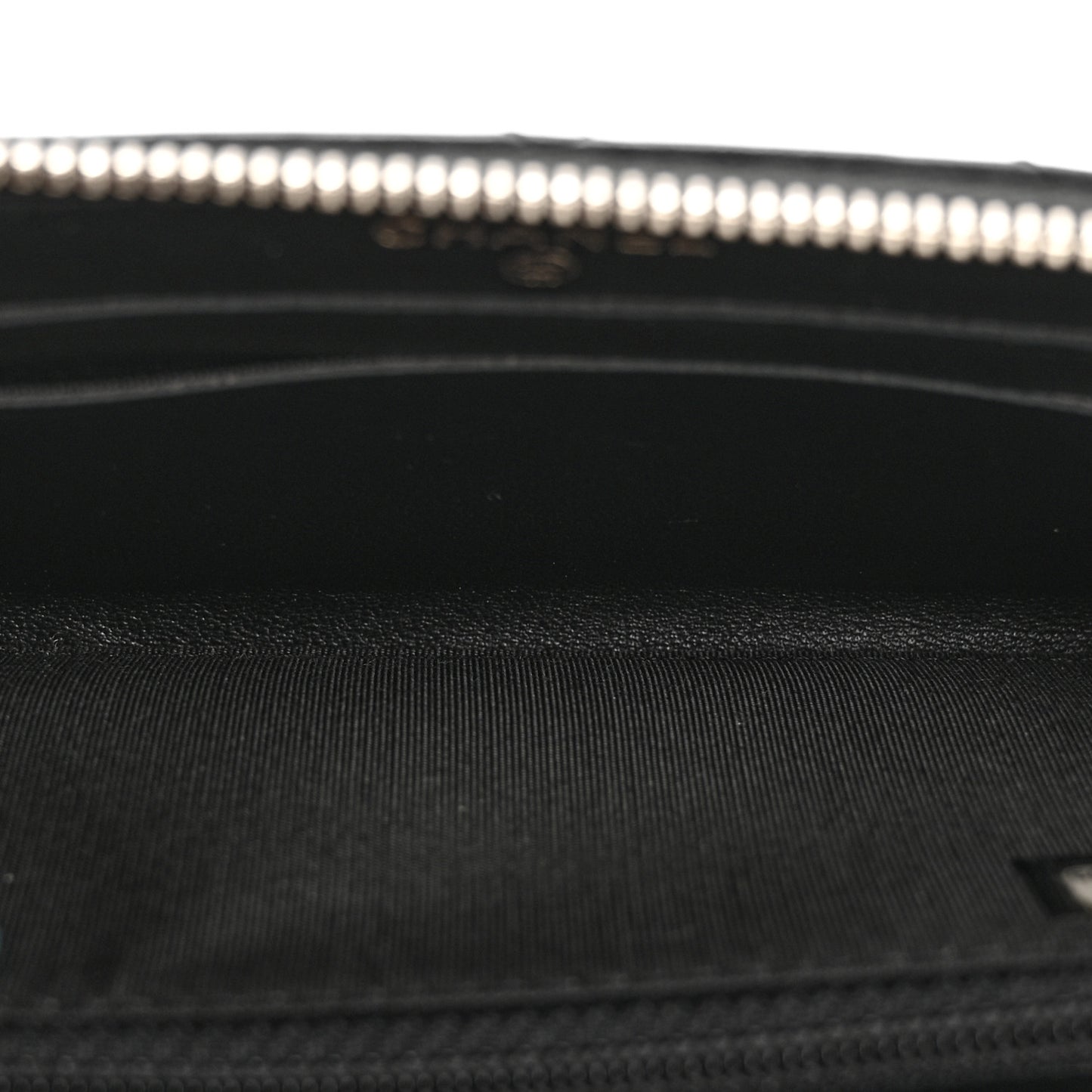 Lambskin Quilted Small Lucky Charms Zip Around Wallet Black