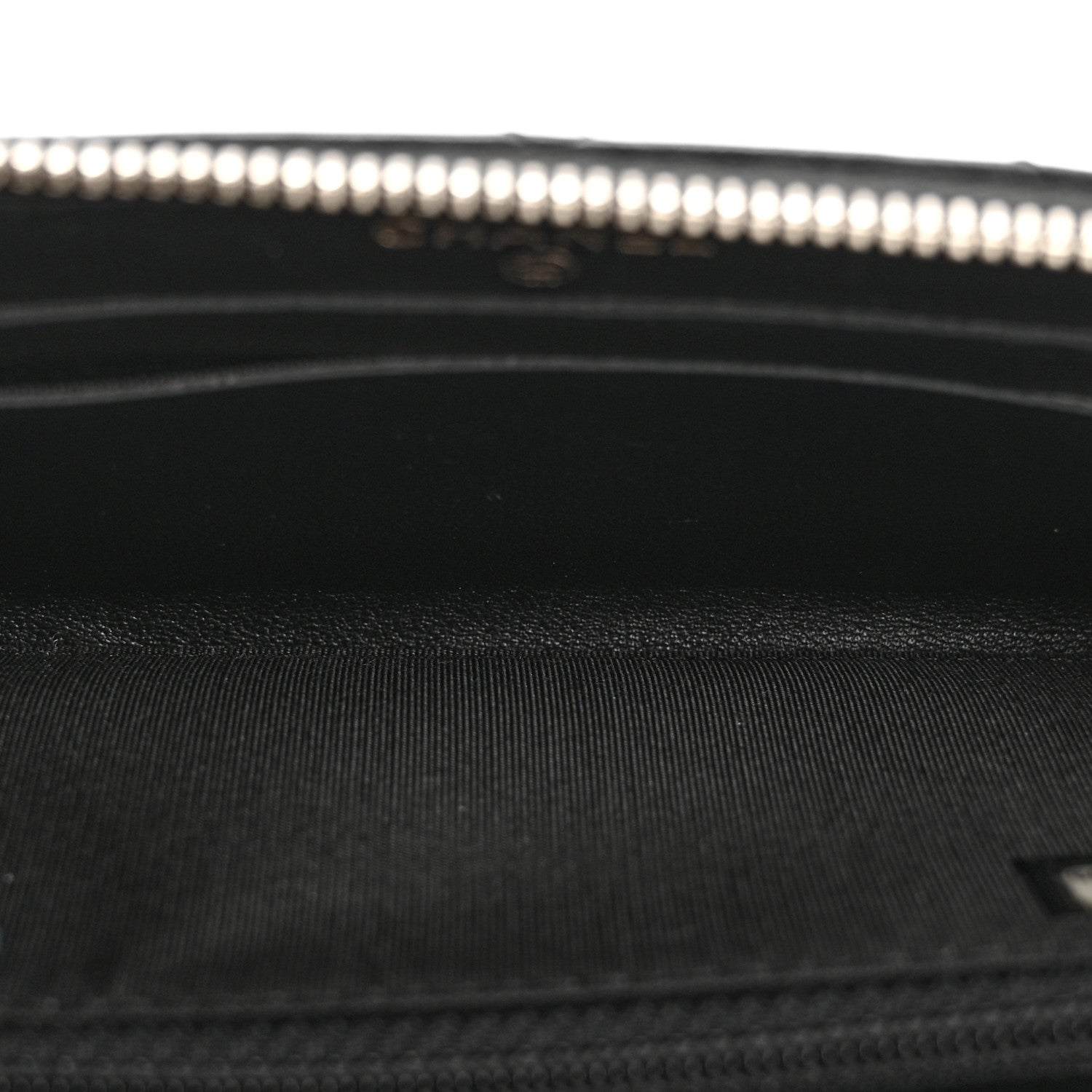 Chanel Lambskin Quilted Small Lucky Charms Zip Around Wallet Black 5 of 11