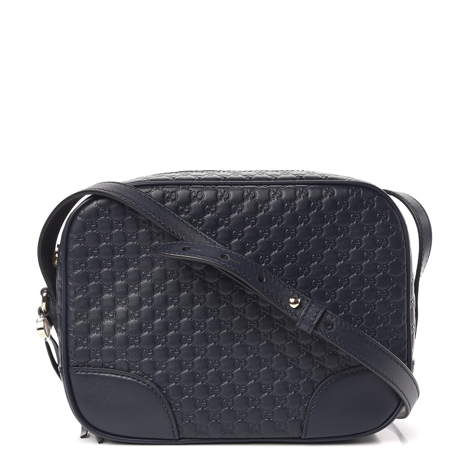 Gucci Soft Microguccissima Mini Bree Messenger Bag Blue 1 of 9