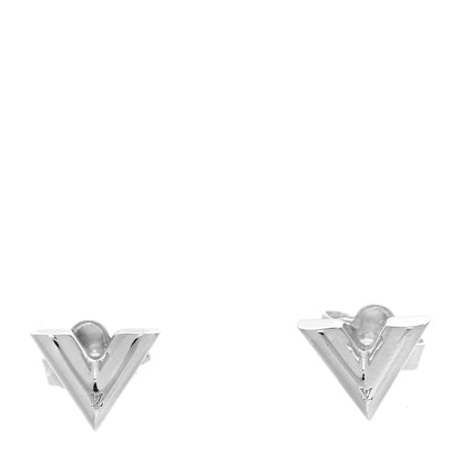 Louis Vuitton Essential V Stud Earrings Silver 1 of 3