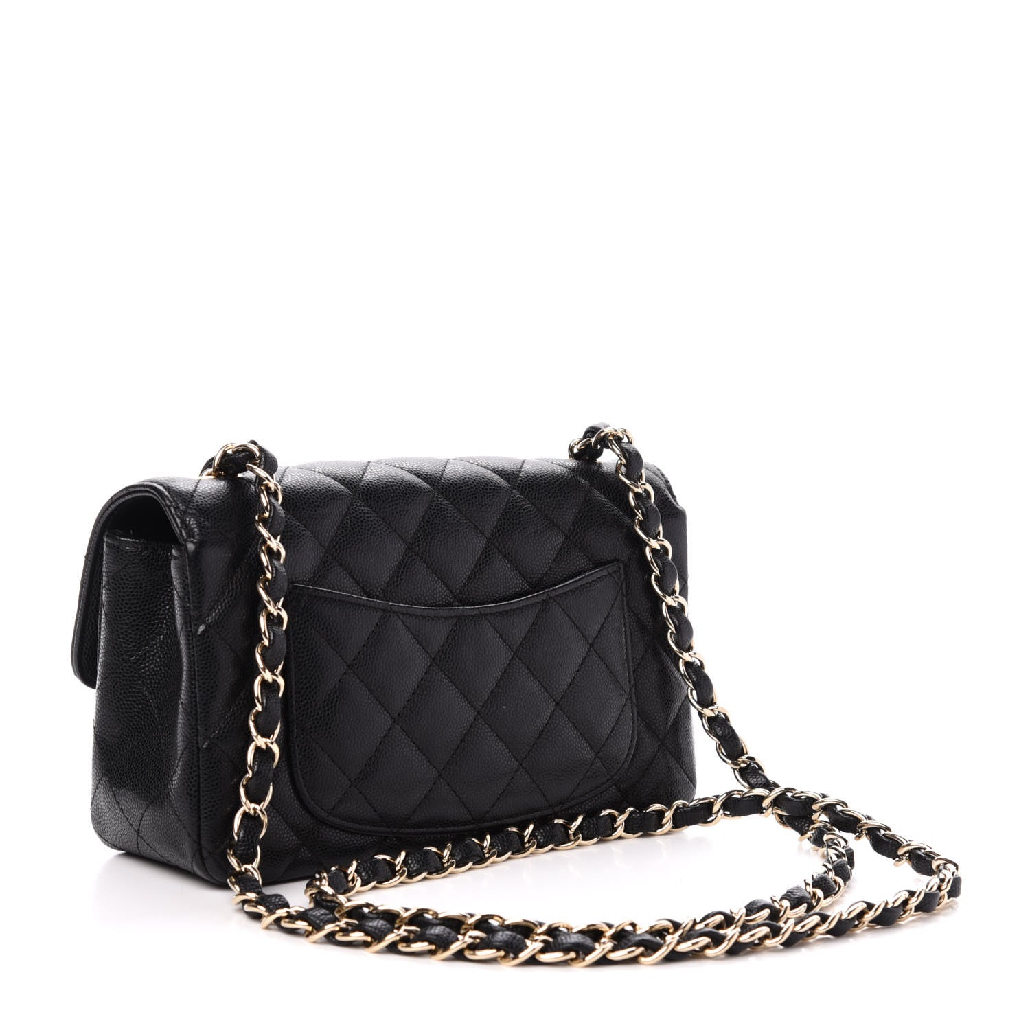 Chanel Caviar Quilted Mini Rectangular Flap Black 3 of 11