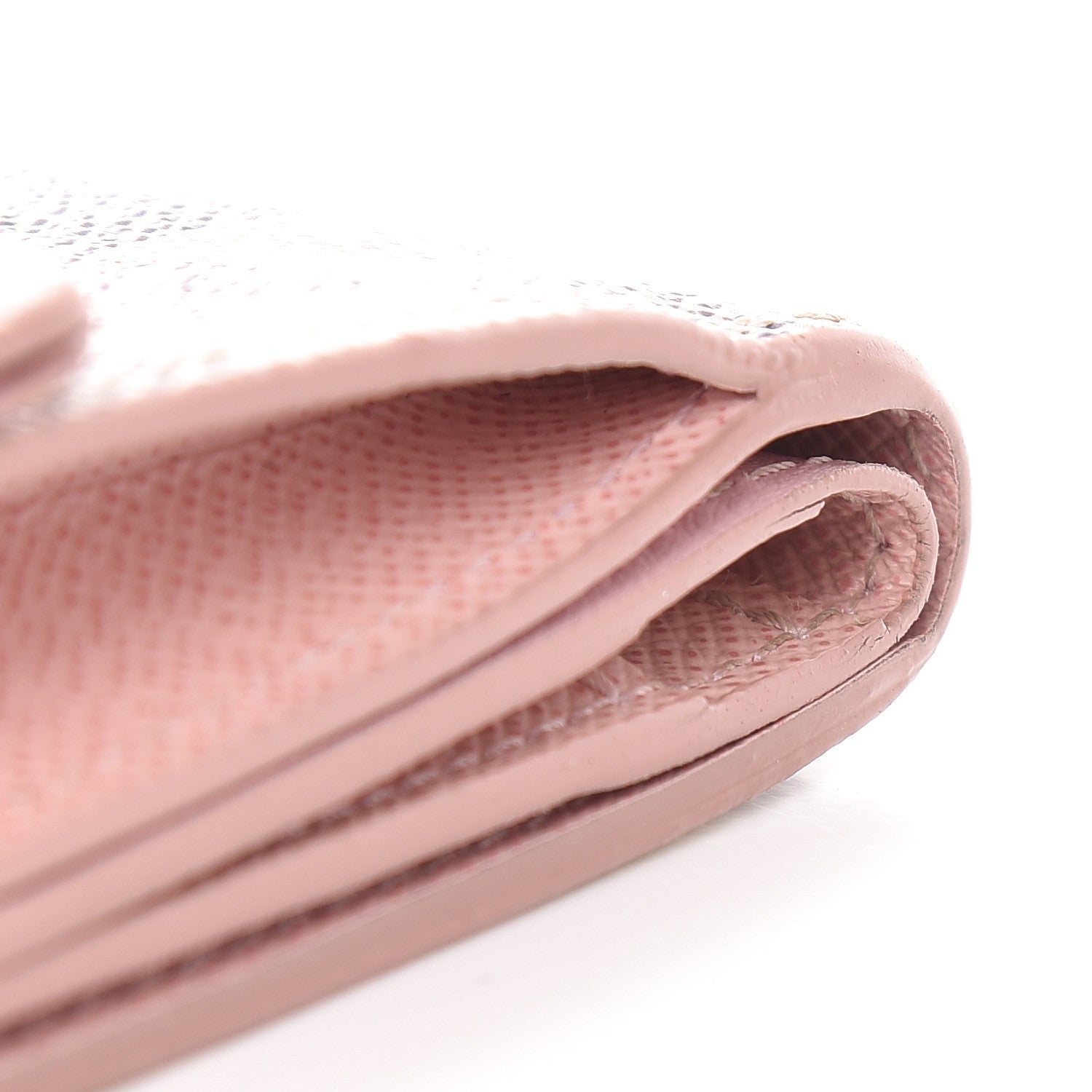 Louis Vuitton Damier Azur Studded Zoe Wallet Rose Ballerine 13 of 15