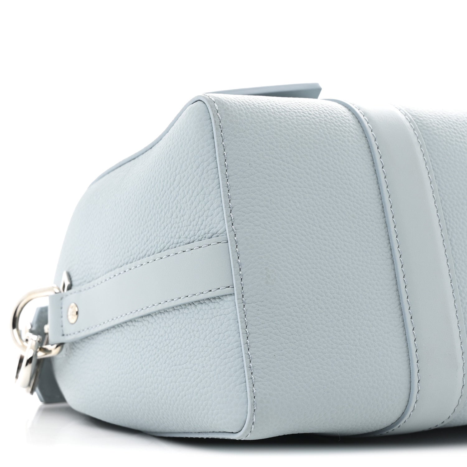 Louis Vuitton Grained Calfskin Aerogram City Keepall Cloud Blue 8 of 10