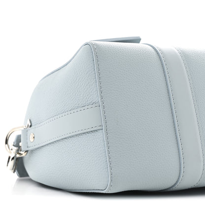 Louis Vuitton Grained Calfskin Aerogram City Keepall Cloud Blue 8 of 10