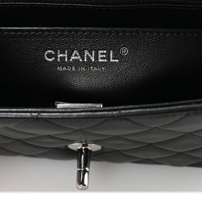 Chanel Lambskin Quilted Mini Rectangular Flap Black 6 of 11