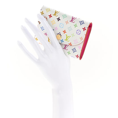 Louis Vuitton LV X TM Monogram Multicolor Rosalie Coin Purse White Kawaii Pink 2 of 7