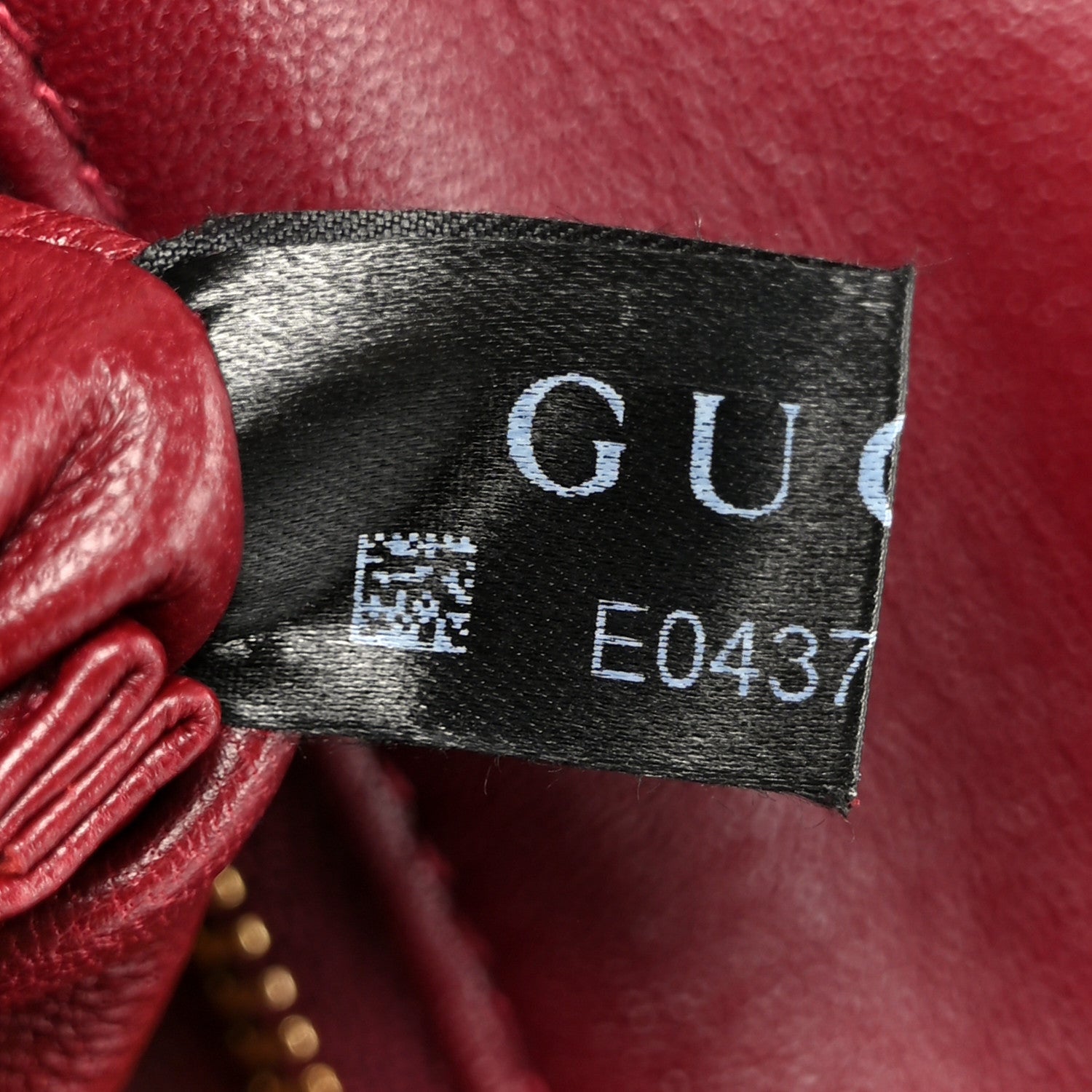 Gucci Lambskin Embossed Mini GG Milano Top Handle Shoulder Bag Rosso Ancora 7 of 11