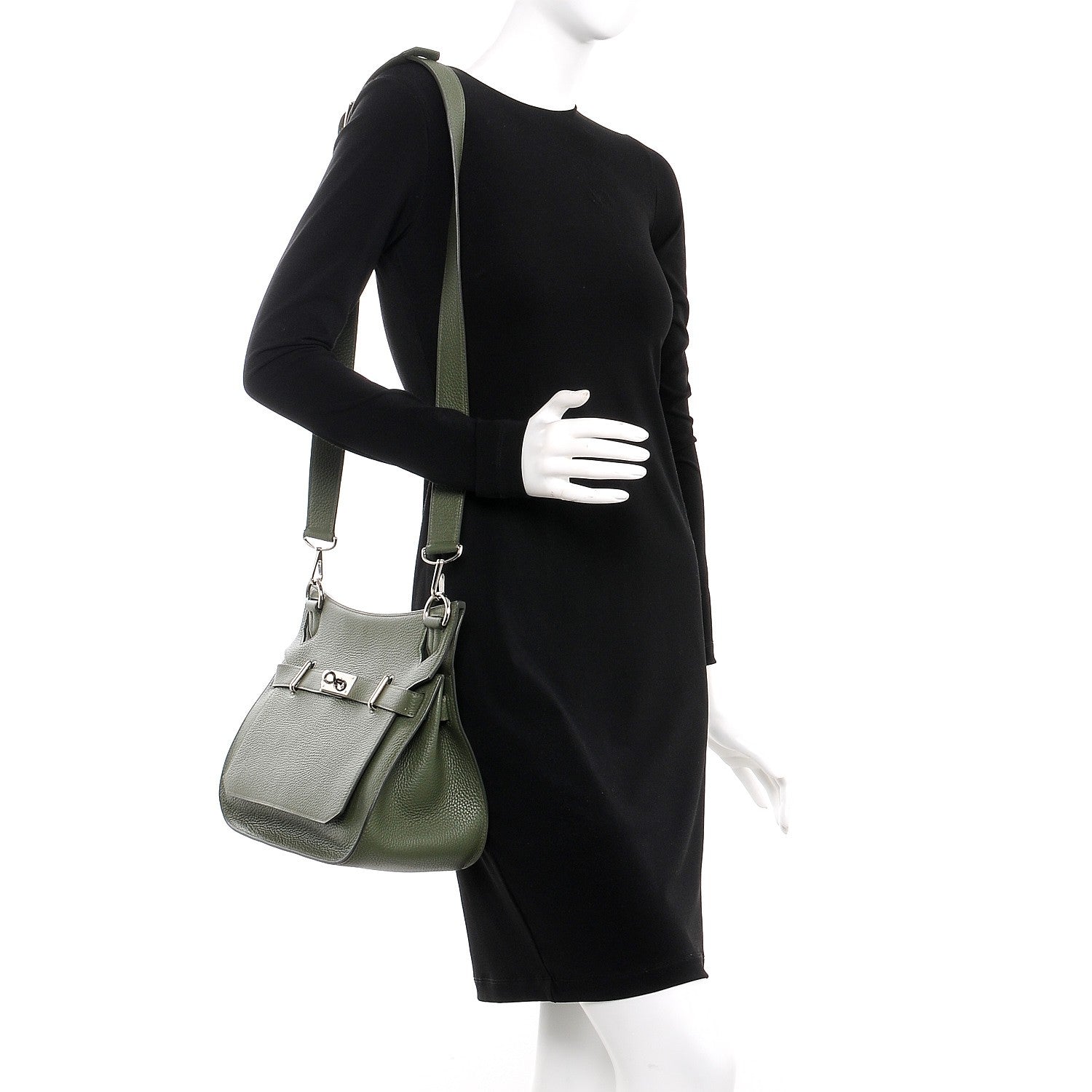 Hermes Taurillon Clemence Jypsiere 31 Vert Veronese 2 of 8