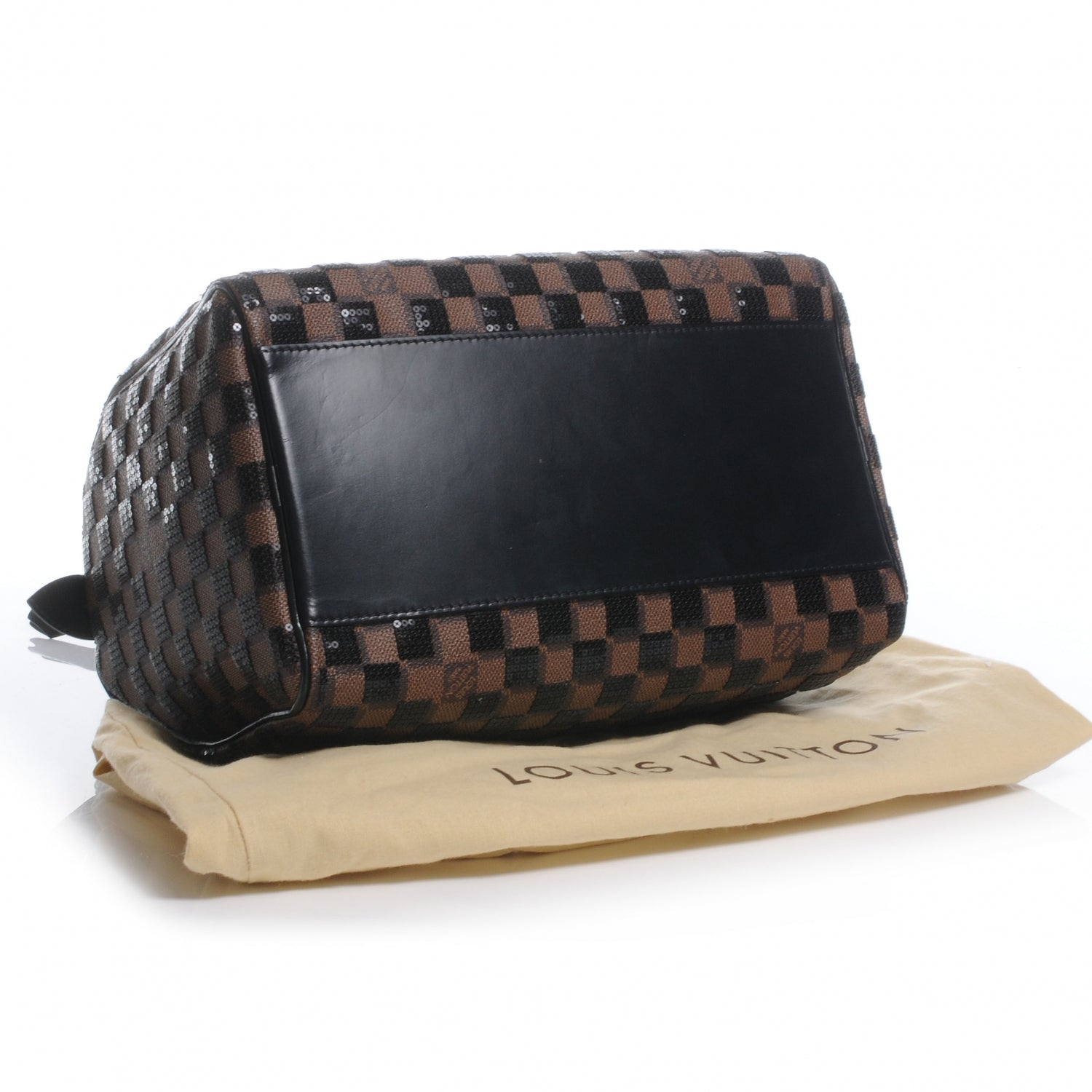 Louis Vuitton Damier Paillettes Speedy 30 Black 4 of 8