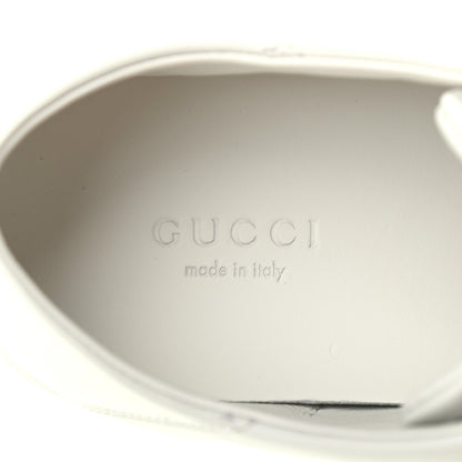 Gucci Calfskin Bee Star Embroidered Sylvie Web Ace Sneakers 35 White 7 of 8