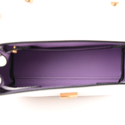 Versace Grained Calfskin Small La Medusa Top Handle Bag White 5 of 15