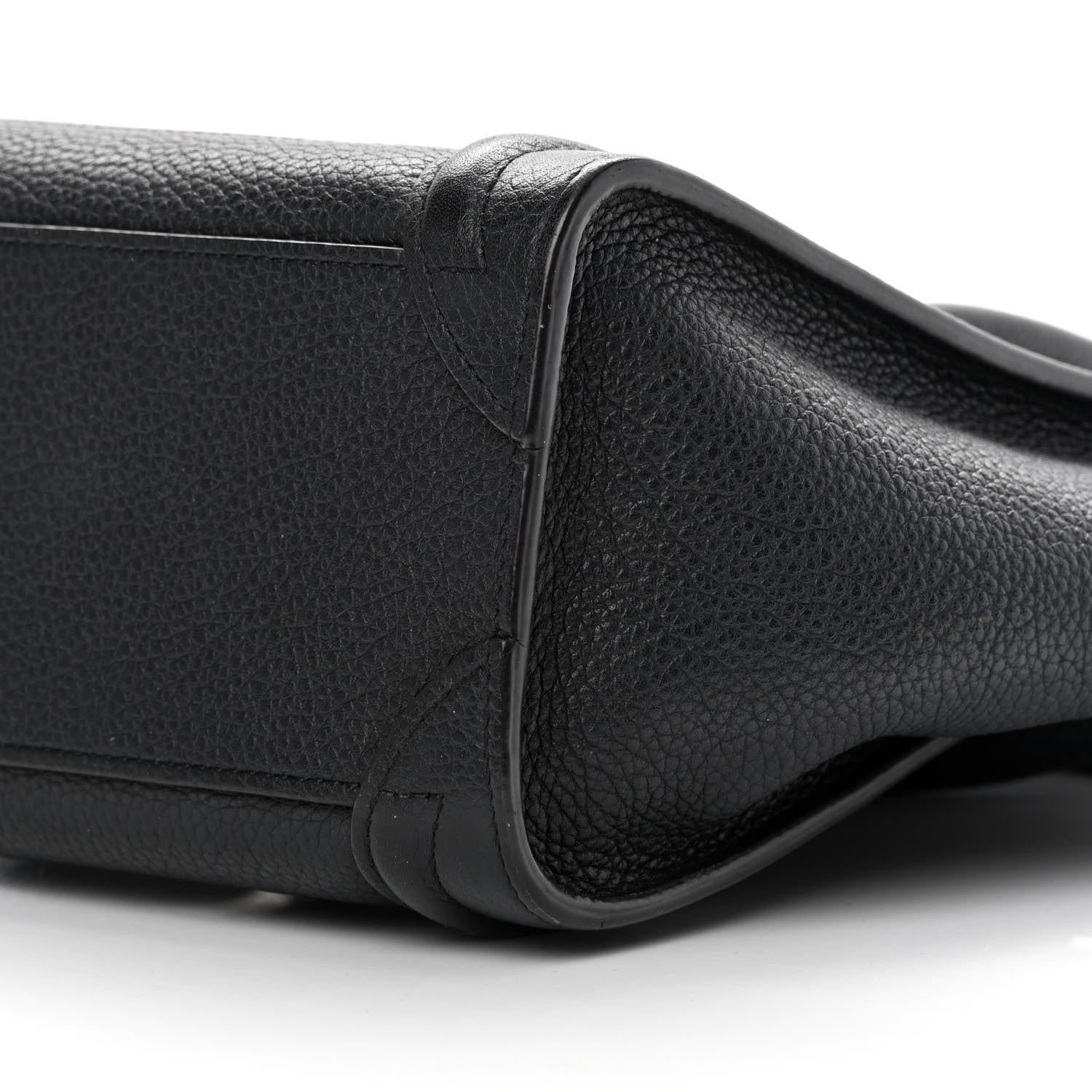 Celine Drummed Calfskin Nano Luggage Black 10 of 18