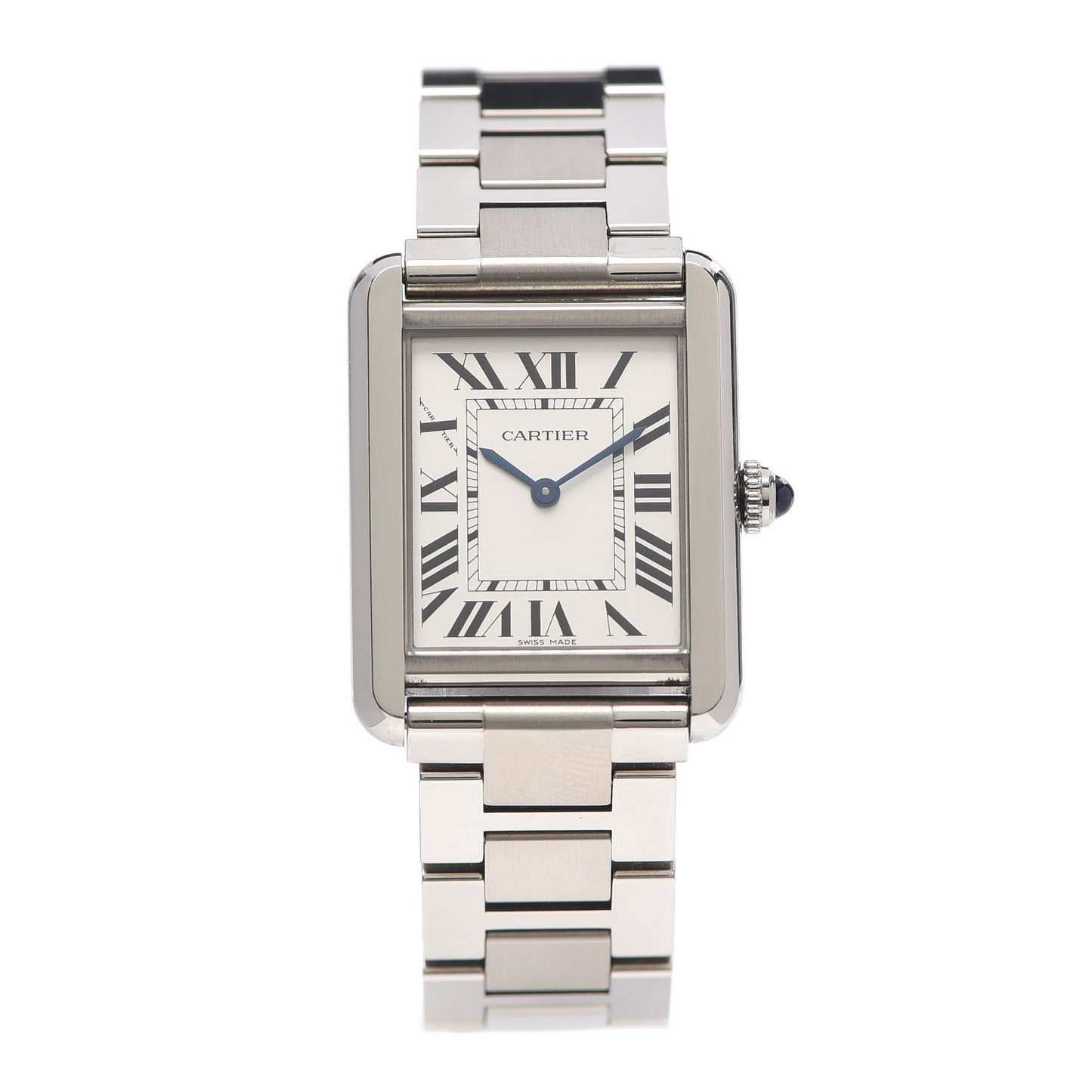 Stainless Steel 24mm Tank Solo Quartz Watch