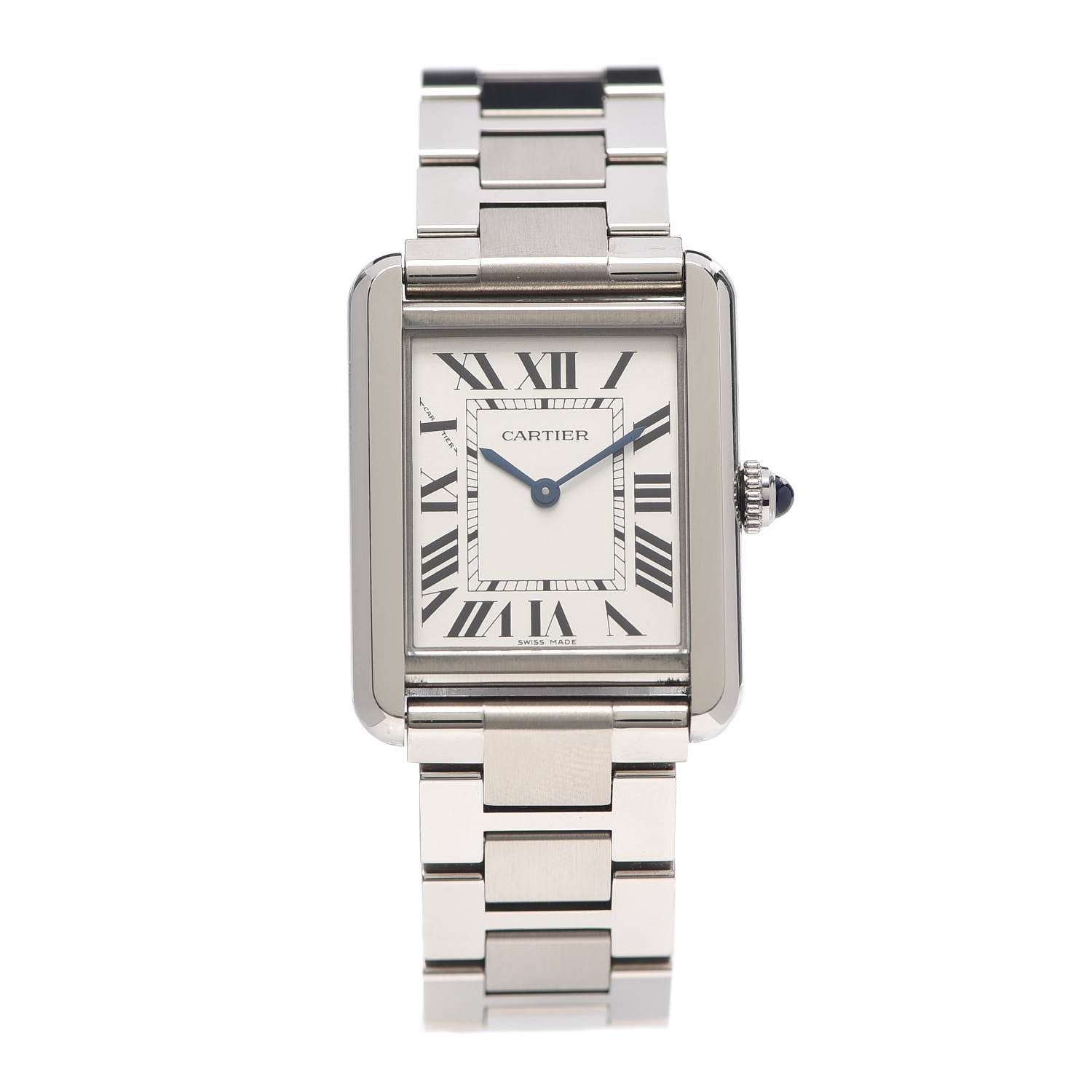 Cartier Stainless Steel 24mm Tank Solo Quartz Watch 1 of 6