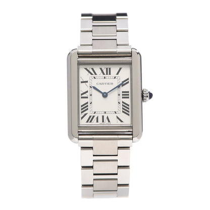 Cartier Stainless Steel 24mm Tank Solo Quartz Watch 1 of 6