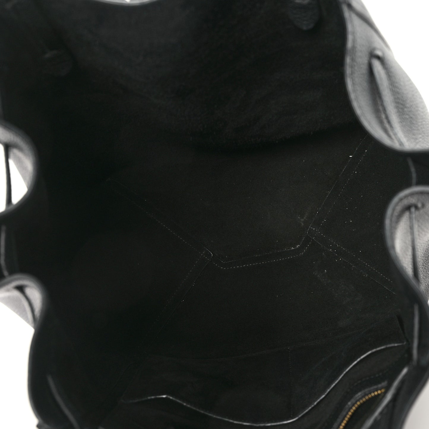 Soft Grained Calfskin Small Belt Cabas Phantom Black