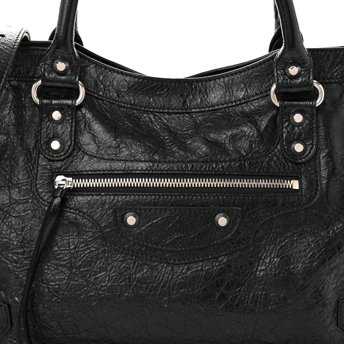 Agneau Arena Silver Hardware Medium Le City Black