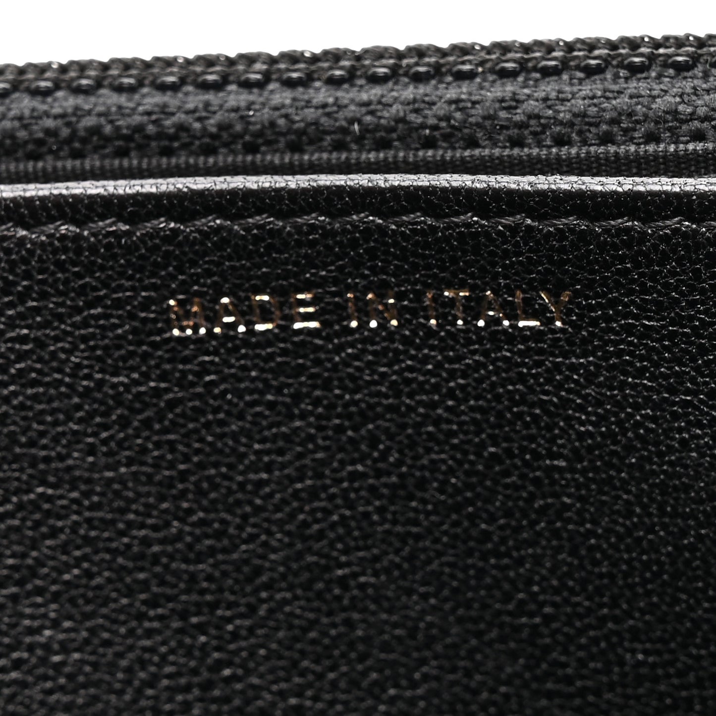 Lambskin Quilted Infinity Wallet On Chain WOC Black