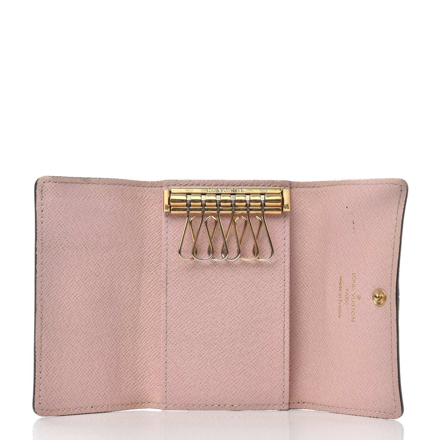 Monogram Multicles 6 Key Holder Rose Ballerine