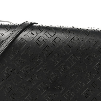Burberry Calfskin Perforated Logo Hampshire Crossbody Black 7 of 9