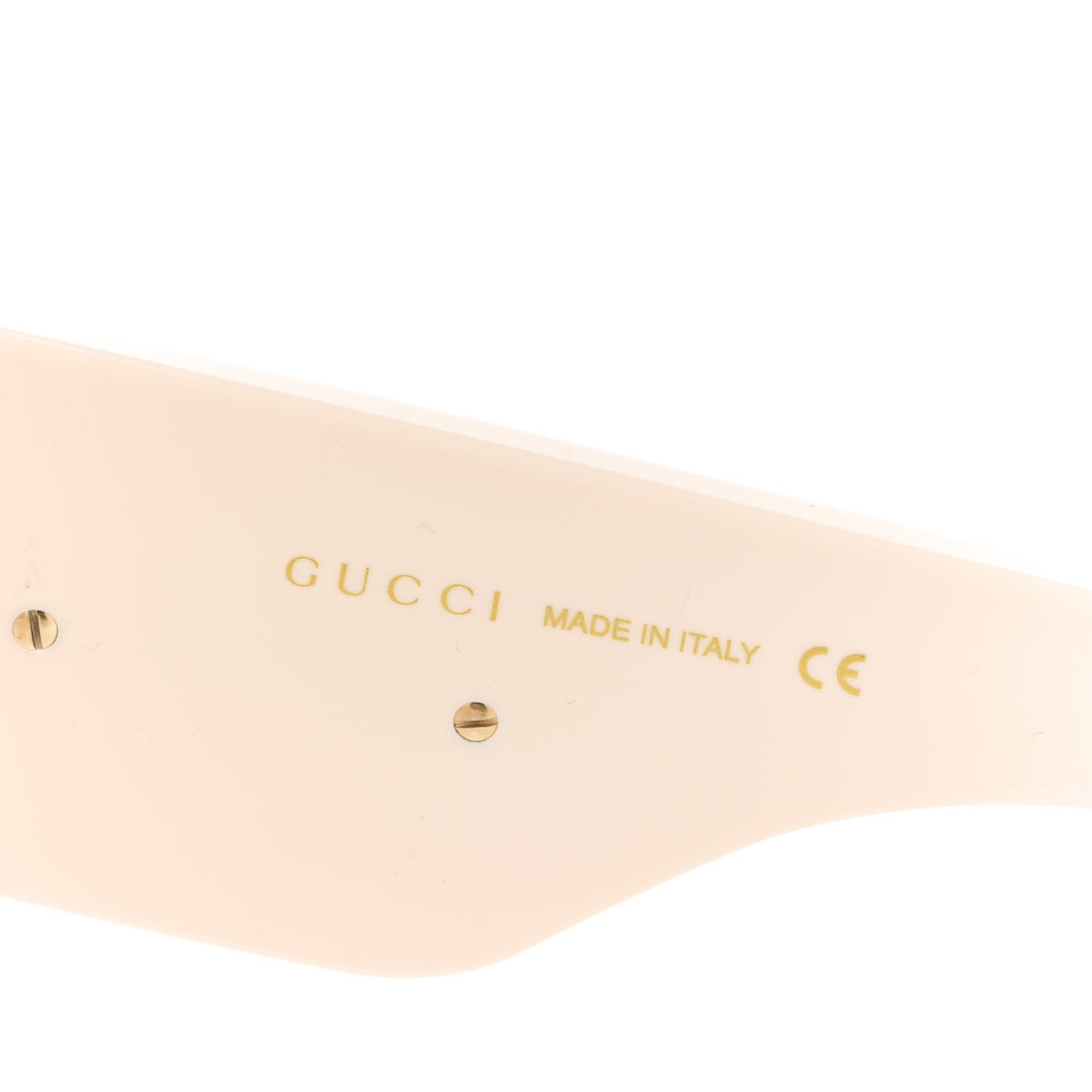 Acetate Crystal Oversize Hollywood Forever Sunglasses GG0144S Ivory