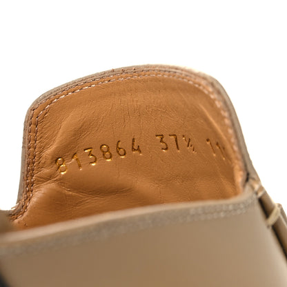 Gucci Calfskin Womens Princetown Slippers 37.5 Gloomy Almond 7 of 10