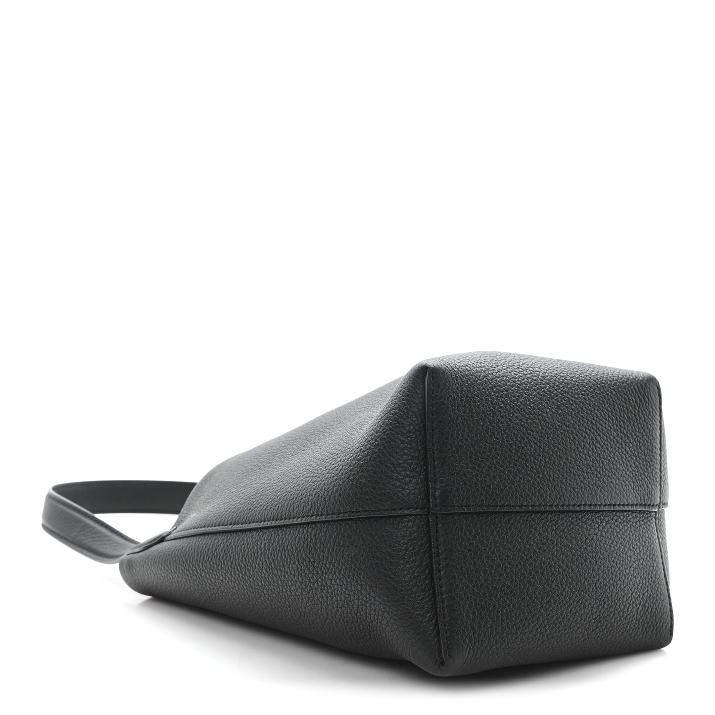 Grained Calfskin Small N/S Park Tote Black