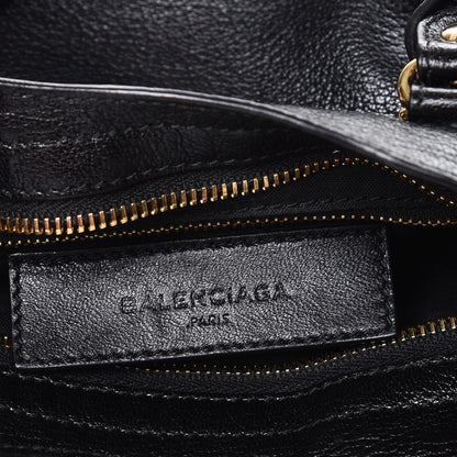 Balenciaga Chevre Gold Metallic Edge Hardware Mini City Black 6 of 7