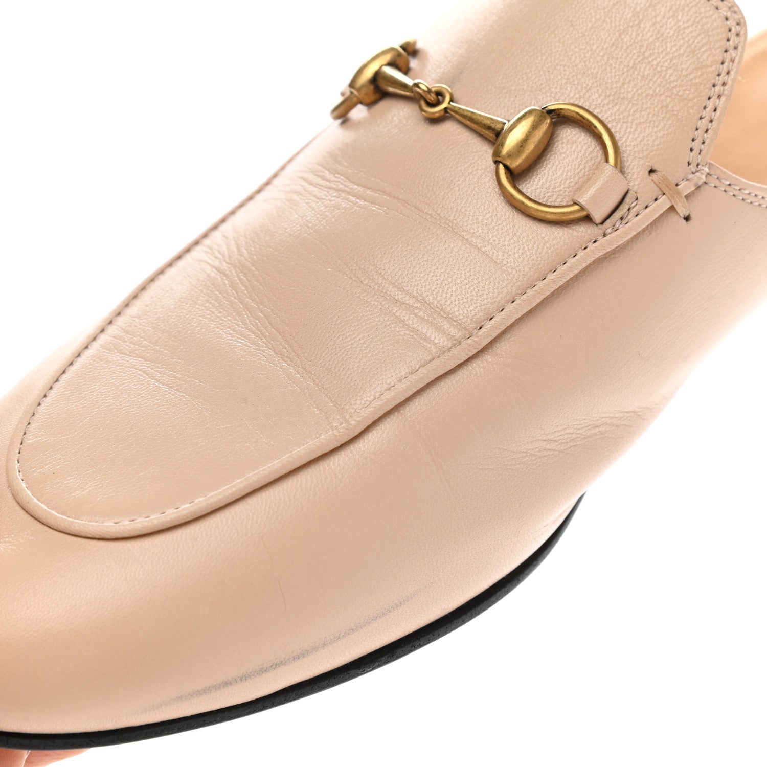 Gucci Calfskin Womens Princetown Slippers 38 Skin Rose 10 of 11