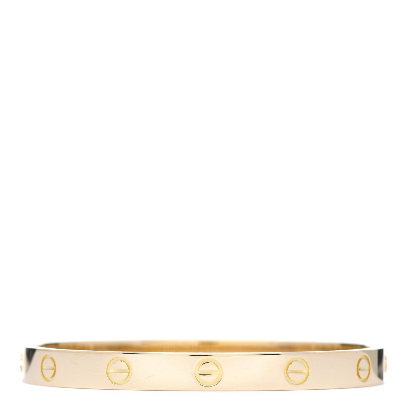18K Yellow Gold LOVE Bracelet 17
