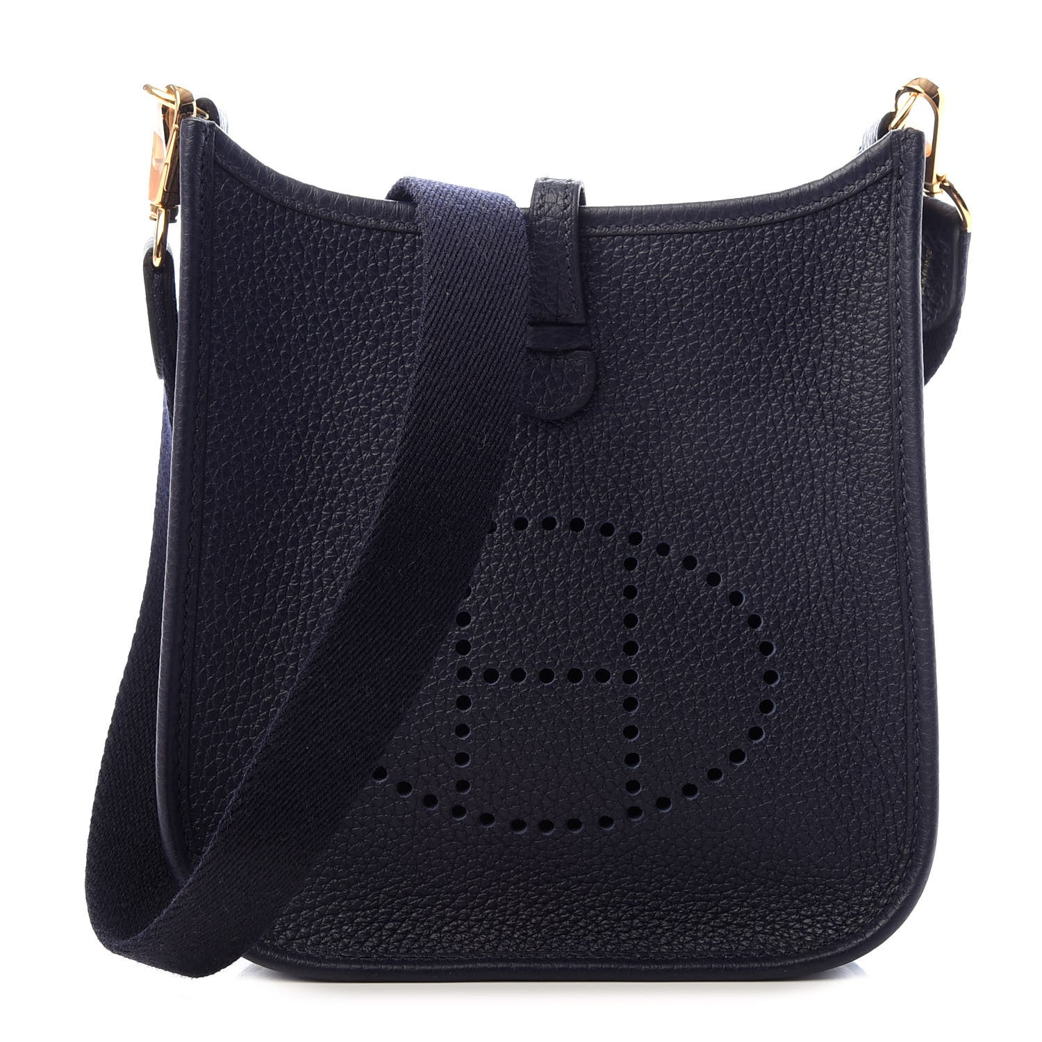 Hermes Taurillon Clemence Evelyne TPM Bleu Nuit 1 of 10