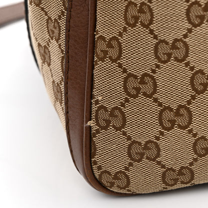 Gucci Monogram Web Medium Boston Dark Brown 19 of 19