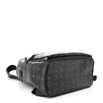 MCM Visetos Dual Stark Cyber Flash Backpack Black 4 of 10