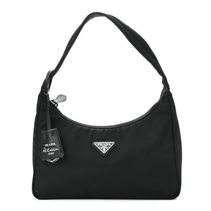 Prada Tessuto Nylon Mini Re-Edition 2000 Bag Black 1 of 14