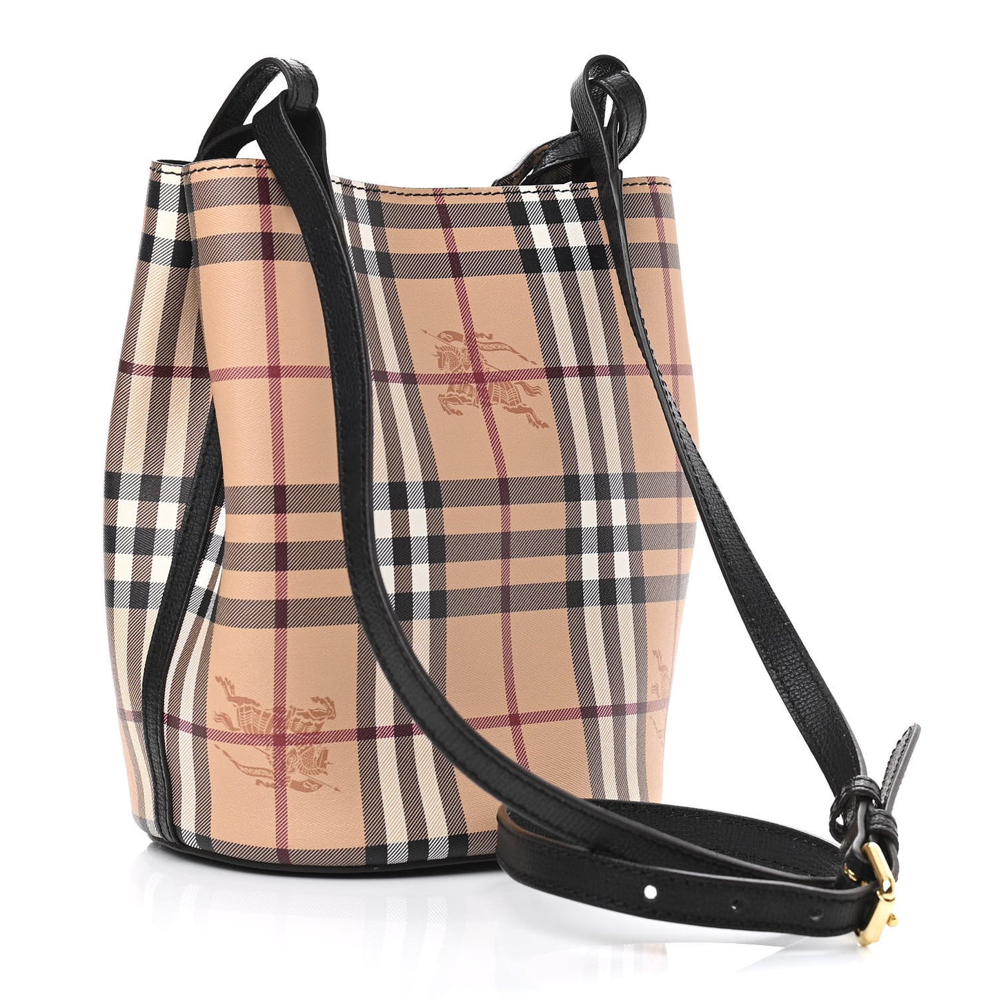Haymarket Check Colours Small Lorne Bucket Crossbody Black