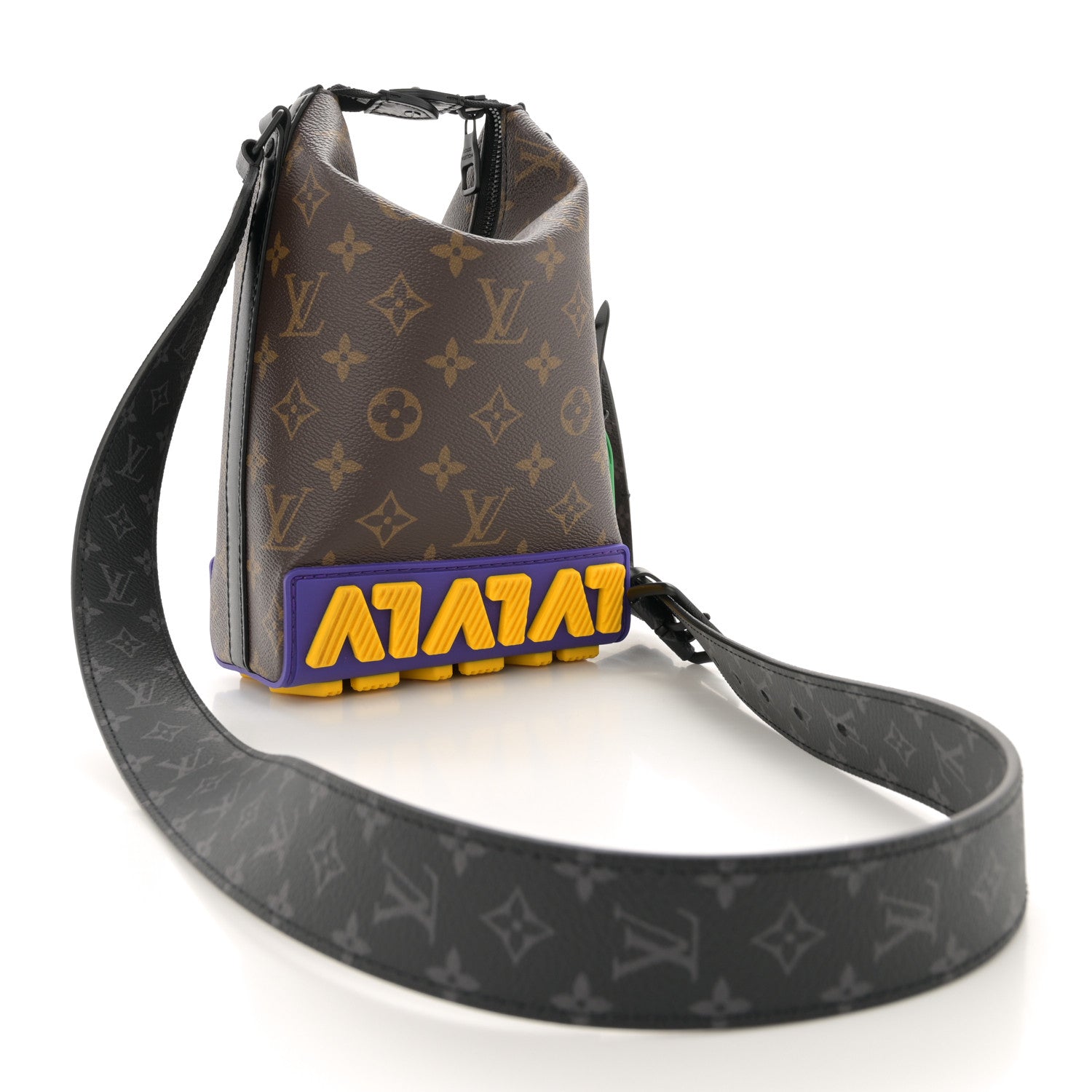 Louis Vuitton Monogram LV Rubber Cruiser Messenger Multicolor