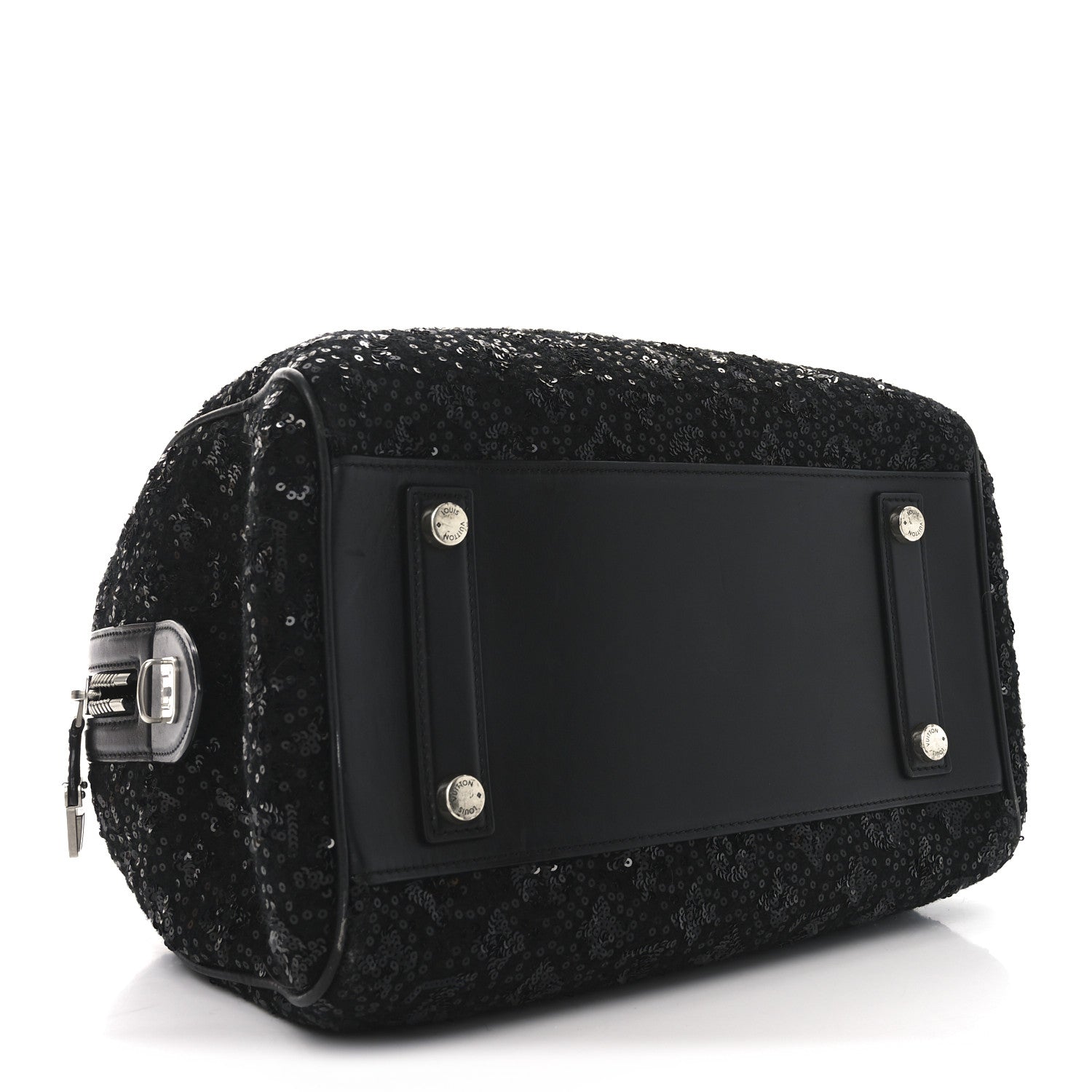Louis Vuitton Sequin Monogram Sunshine Express Speedy Black 4 of 9