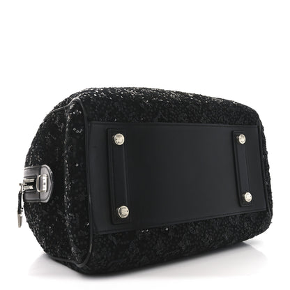 Louis Vuitton Sequin Monogram Sunshine Express Speedy Black 4 of 9