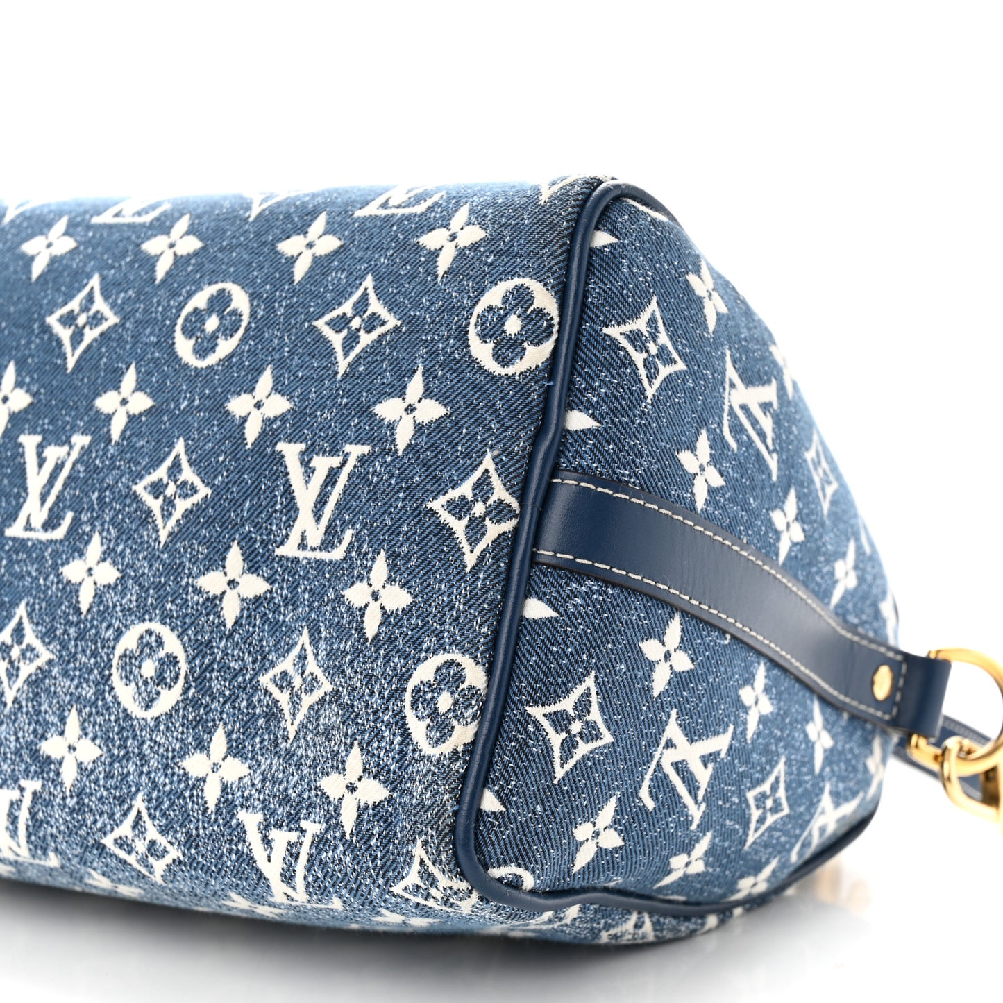 Monogram Jacquard Denim Speedy Bandouliere 25 Bleu