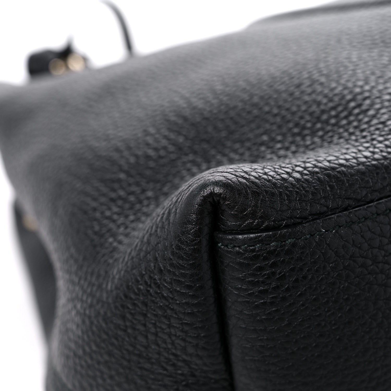 Gucci Pebbled Calfskin Medium Soho Chain Shoulder Bag Black 9 of 14