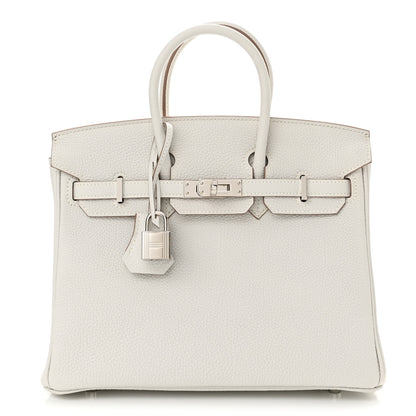 Hermes Togo Birkin 25 Gris Pale 1 of 11