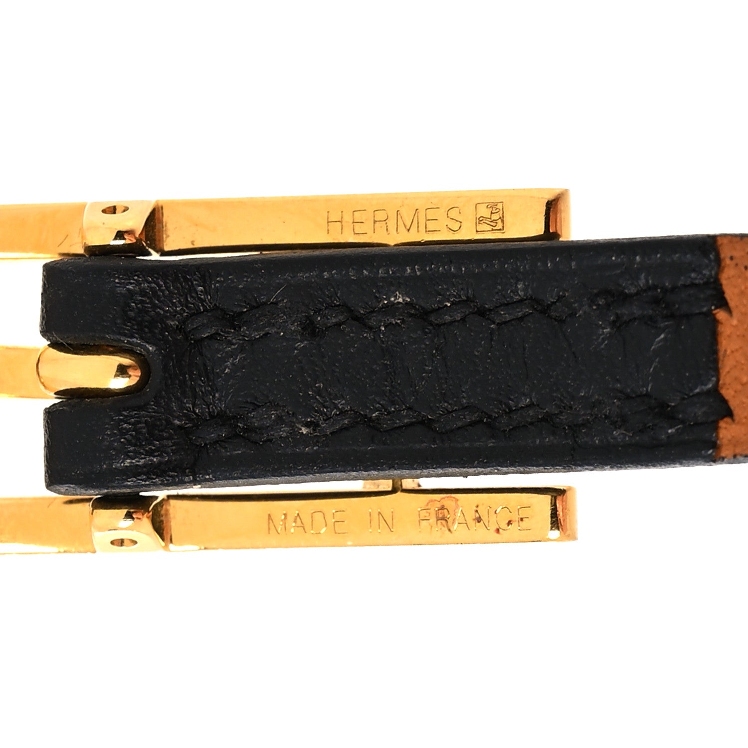 Hermes Chamonix Hapi 3 MM Triple Tour Wrap Bracelet Black 6 of 7