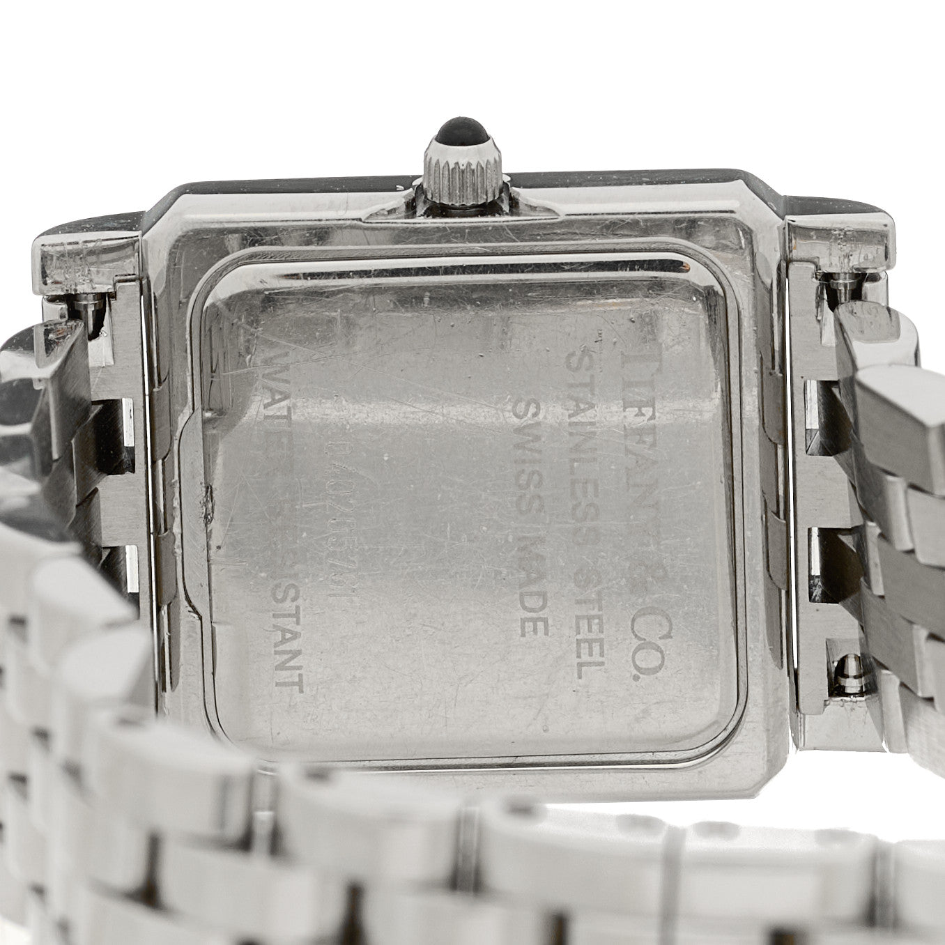 Tiffany Stainless Steel 24mm Classic Square Quartz Watch 4 of 4