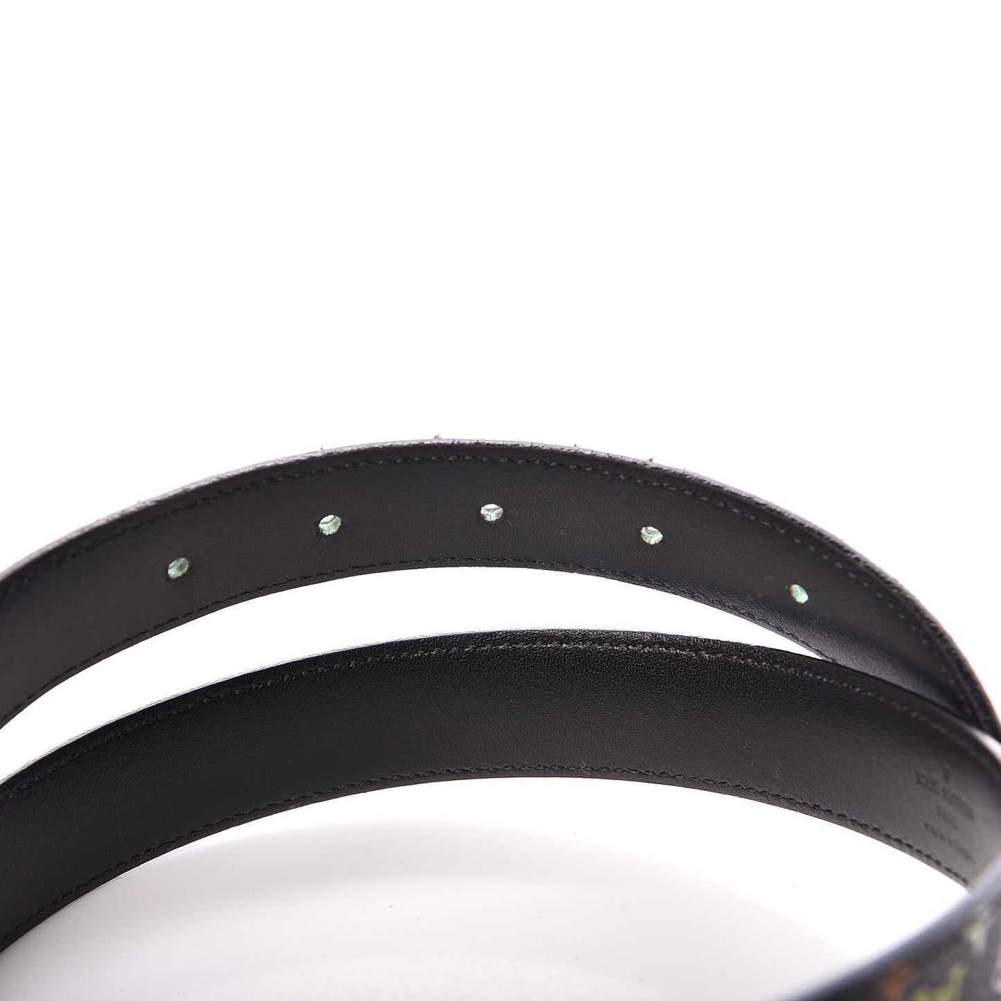 Monogram Multicolor Belt 80 32 Black