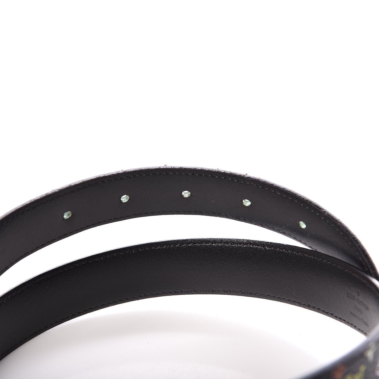 Louis Vuitton Monogram Multicolor Belt 80 32 Black 6 of 8