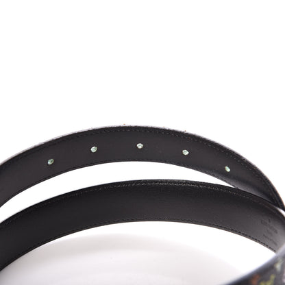 Louis Vuitton Monogram Multicolor Belt 80 32 Black 6 of 8