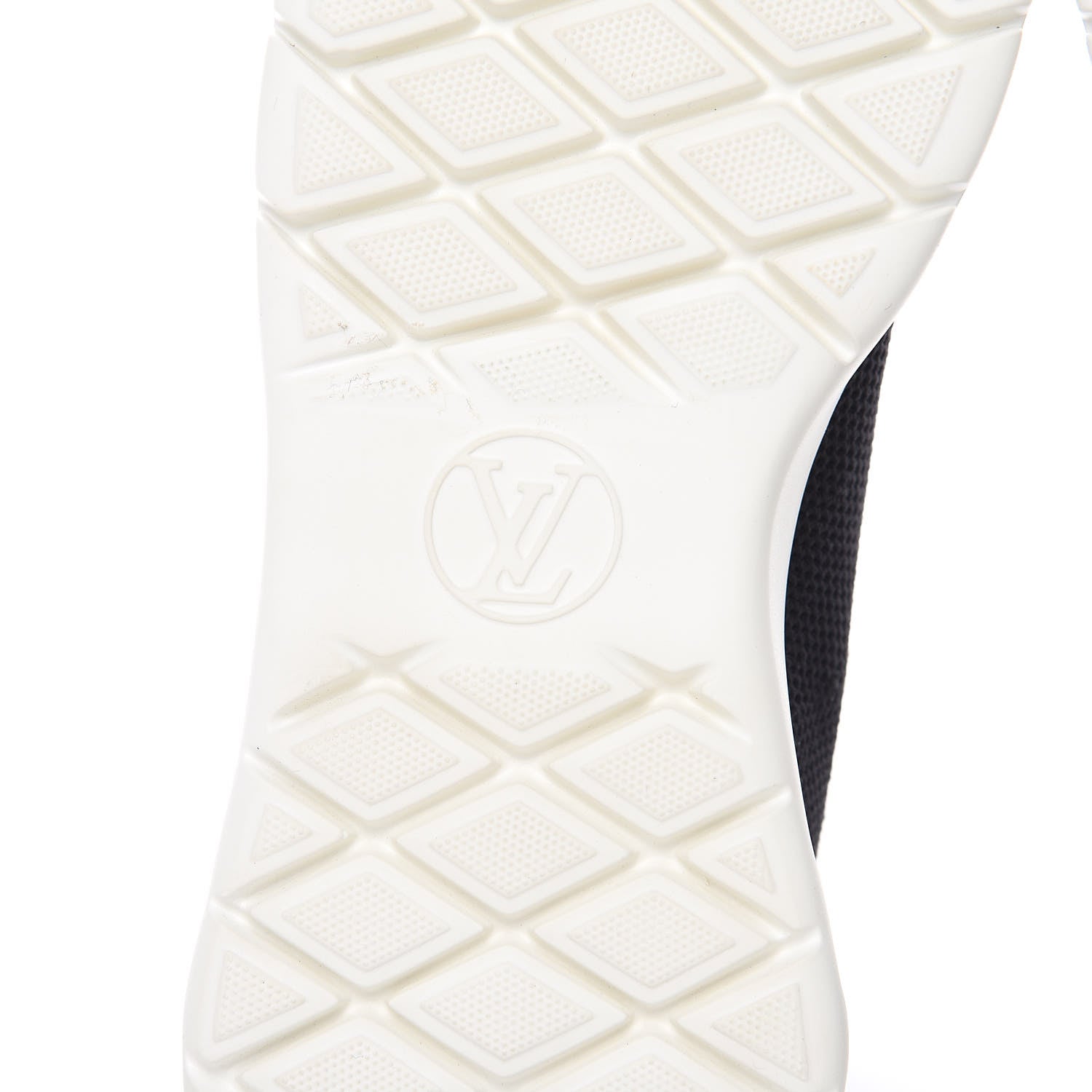 Louis Vuitton Stretch Fabric LV Black Heart Sock Sneaker 37 Black 6 of 9